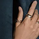 Кольцо из красного золота