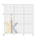 Подвеска из красного золота с фианитами