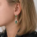 Серьги из красного золота