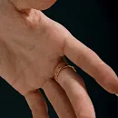 Кольцо из красного золота