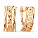 Серьги из красного золота