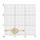 Кольцо из красного золота с бриллиантом