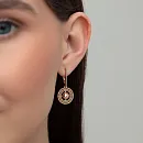 Серьги из красного золота