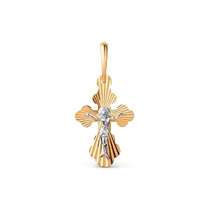 Крест из красного золота