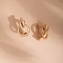Серьги из красного золота