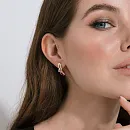 Серьги из красного золота