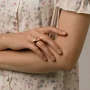 Кольцо из красного золота