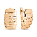 Серьги из красного золота