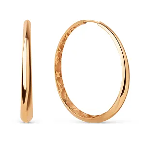 Серьги из красного золота