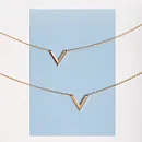 Колье из красного золота