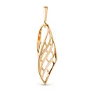 Подвеска из красного золота