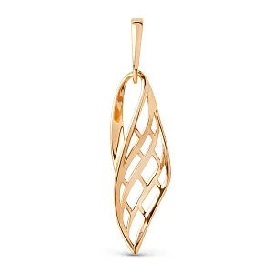 Подвеска из красного золота