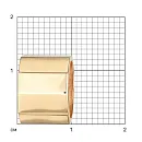 Подвеска из красного золота