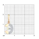 Подвеска из красного золота с фианитами