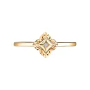 Кольцо из красного золота с бриллиантом