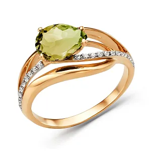 Кольцо из красного золота