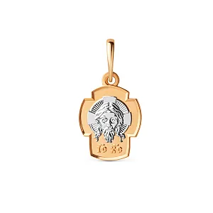 Крест из красного золота