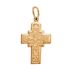 Крест из красного золота