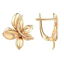 Серьги из красного золота