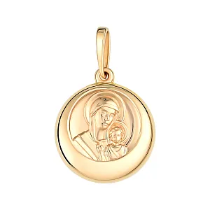 Подвеска из красного золота