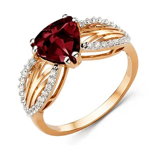 Кольцо из красного золота