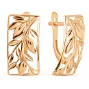 Серьги из красного золота