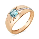 Кольцо из красного золота