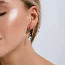 Серьги из красного золота