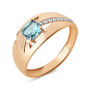 Кольцо из красного золота