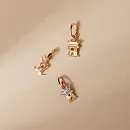 Подвеска из красного золота