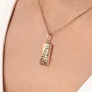 Подвеска из красного золота