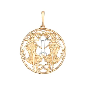 Подвеска из красного золота