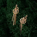 Серьги из красного золота