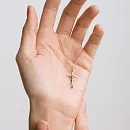 Крест из красного золота