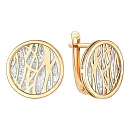 Серьги из красного золота