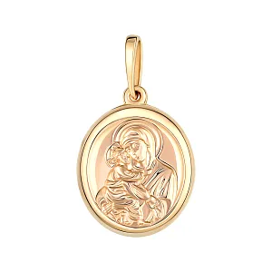 Подвеска из красного золота