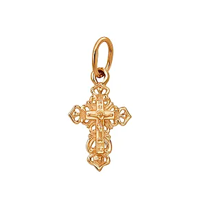 Крест из красного золота