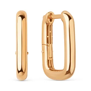 Серьги из красного золота