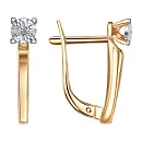 Серьги из красного золота