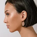 Серьги из красного золота