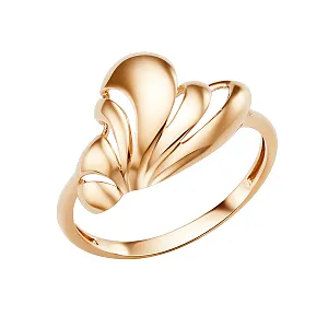 Кольцо из красного золота