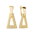 Серьги из желтого золота