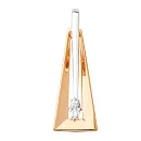 Подвеска из красного золота с фианитом