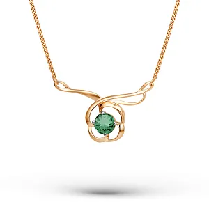 Колье из красного золота