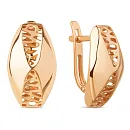 Серьги из красного золота