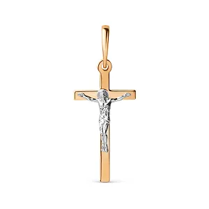 Крест из красного золота
