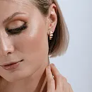 Серьги из красного золота