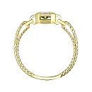 Кольцо из желтого золота с лондон топазом