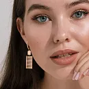 Серьги из красного золота