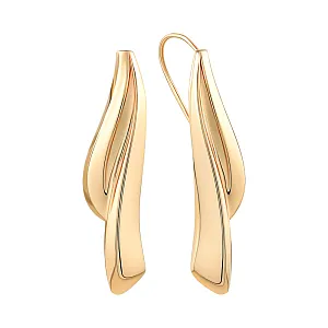 Серьги из красного золота